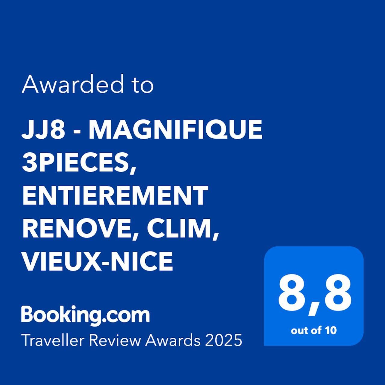 Jj8 - Magnifique 3Pieces, Entierement Renove, Clim, Vieux-Nizza Exterior foto